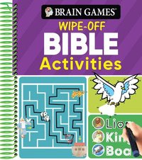 bokomslag Brain Games Wipe-Off - Bible Activities (for Kids Ages 3-6)