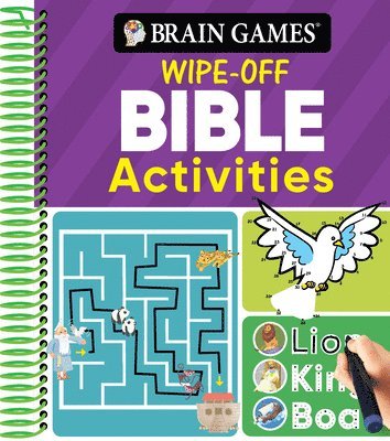 Brain Games Wipe-Off - Bible Activities (for Kids Ages 3-6) 1