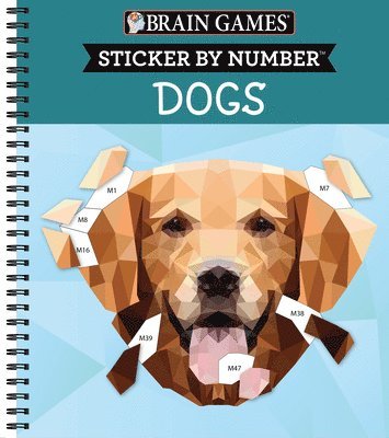 Brain Games - Sticker by Number: Dogs (28 Images to Sticker) 1