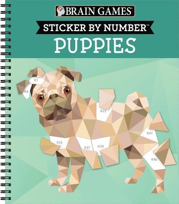 Brain Games - Sticker by Number: Puppies 1