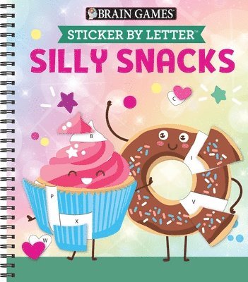 Publications International Ltd, New Seasons, Brain Games - Brain Games - Sticker by Letter: Silly Snacks, Häftad
