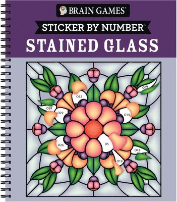 Brain Games - Sticker by Number: Stained Glass (28 Images to Sticker) 1