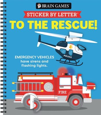 Publications International Ltd, Brain Games, New Seasons - Brain Games - Sticker by Letter: To the Rescue, Häftad