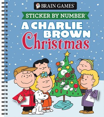 bokomslag Brain Games - Sticker by Number: A Charlie Brown Christmas