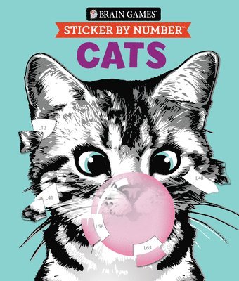 Brain Games - Sticker by Number: Cats: Volume 2 1