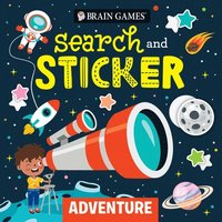 bokomslag Brain Games - Search and Sticker: Adventure (for Kids Ages 3-6)