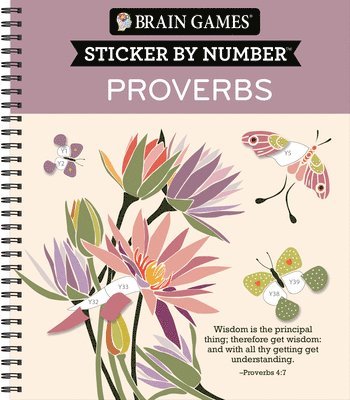 Publications International Ltd, New Seasons - Brain Games - Sticker by Number: Proverbs (28 Images to Sticker), Häftad. Tillgänglighet: Lägg i varukorg