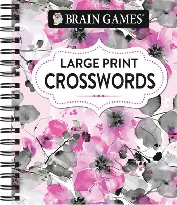 bokomslag Brain Games - Large Print Crossword (Floral)
