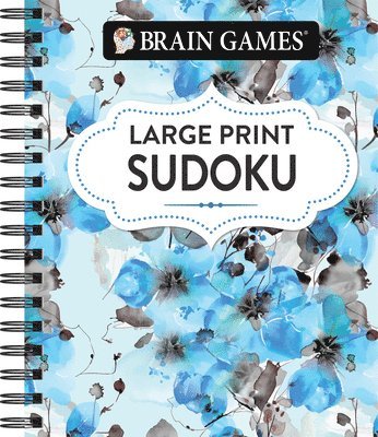 bokomslag Brain Games - Large Print Sudoku (Floral)
