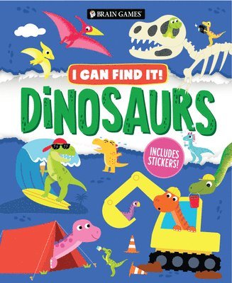 bokomslag Brain Games - I Can Find It!: Dinosaurs - Includes Stickers!