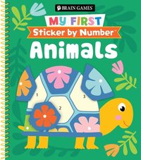 bokomslag Brain Games - My First Sticker by Number: Animals