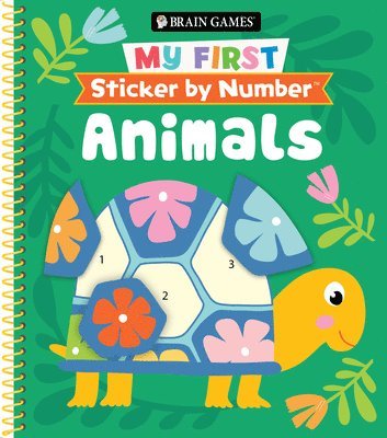 bokomslag Brain Games - My First Sticker by Number: Animals