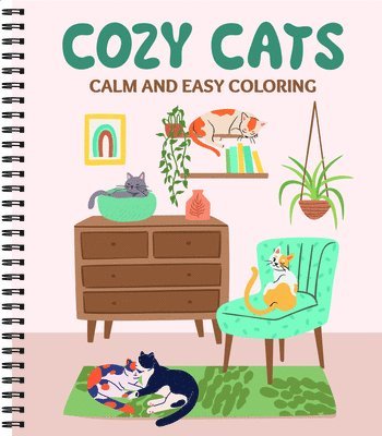 bokomslag Calm and Easy Coloring: Cozy Cats