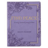 bokomslag Find Peace for Moms, 365 Daily Devotions, Faux Leather