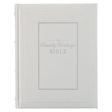 bokomslag NLT Family Heritage Bible, Large Print Family Devotional Bible for Study, New Living Translation Holy Bible Faux Leather Hardcover, Additional Interac