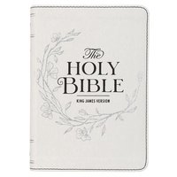 bokomslag KJV Bible Compact Large Print Faux Leather White