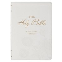 bokomslag KJV Bible Super Giant Print Faux Leather White