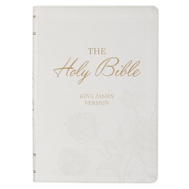 bokomslag KJV Bible Super Giant Print Faux Leather White