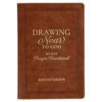 bokomslag Devotional Drawing Near to God Brown Faux Leather