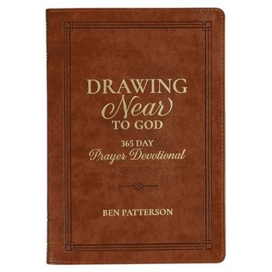 bokomslag Devotional Drawing Near to God Brown Faux Leather