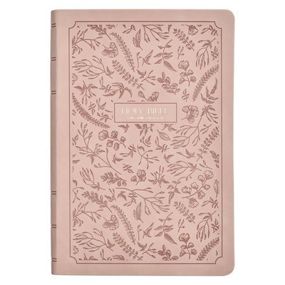 KJV Bible Giant Print Full Size Faux Leather Pink