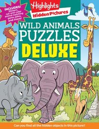 bokomslag Wild Animals Puzzles Deluxe