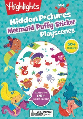 bokomslag Mermaid Hidden Pictures Puffy Sticker Playscenes