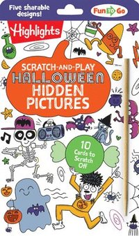 bokomslag Scratch-And-Play Halloween Hidden Pictures: Not-Too-Spooky Halloween Scratch Off Puzzles for Kids 6 and Up, 10 Halloween Picture Activity Cards to Sha