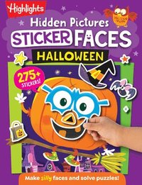 bokomslag Hidden Pictures Sticker Faces: Halloween: Halloween Crafts Activity Book with Pumpkin Faces and Over 200 Silly Make-A-Face Stickers, Halloween Gift fo