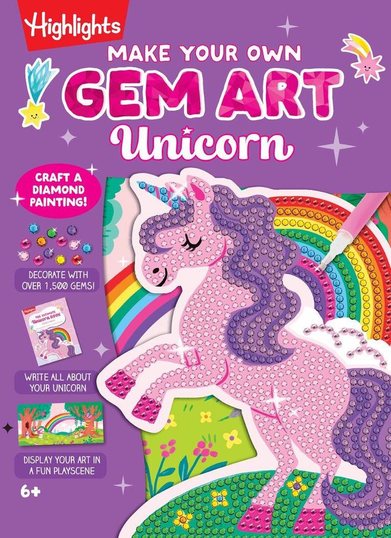 Make Your Own Gem Art Unicorn, Inbunden
