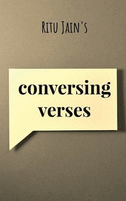 Ritu Jain - conversing verses, Häftad