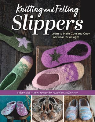 Knitting and Felting Slippers 1