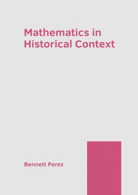 bokomslag Mathematics in Historical Context