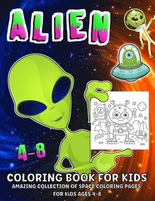 bokomslag Space And Aliens Coloring Book