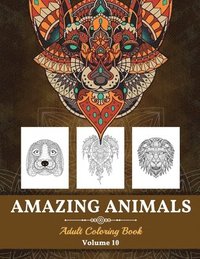 bokomslag Amazing Animals Grown-ups Coloring Book