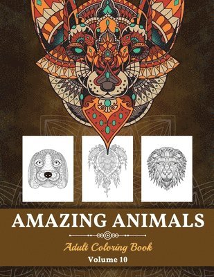 Amazing Animals Grown-ups Coloring Book 1