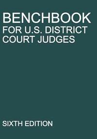 bokomslag Benchbook for U.S. District Court Judges