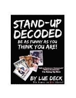 Stand-Up Decoded: Sneak a Peek Inside a Lifetime of Stand-up Secrets 1