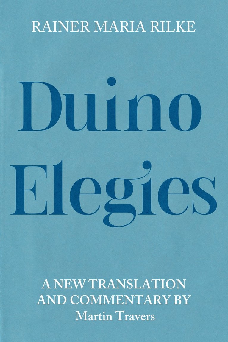 Duino Elegies 1