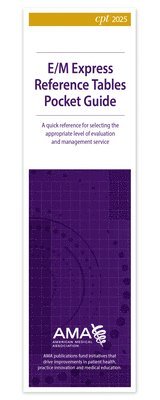 E/M Express Reference Tables Pocket Guide 2025 (10-Pack)