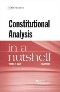 bokomslag Constitutional Analysis in a Nutshell