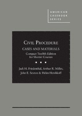 Civil Procedure: Cases and Materials, Compact Edition for Shorter Courses - CasebookPlus 1