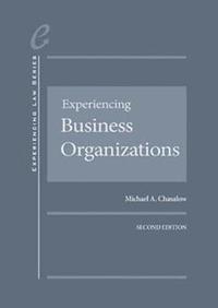 bokomslag Experiencing Business Organizations - CasebookPlus