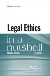 bokomslag Legal Ethics in a Nutshell