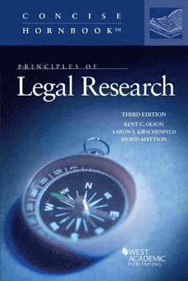 bokomslag Principles of Legal Research