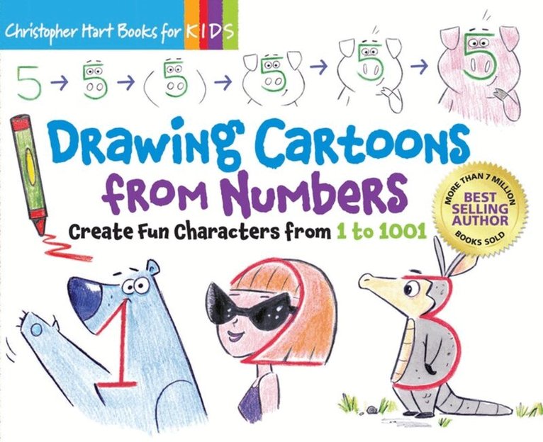 Christopher Hart - Drawing Cartoons from Numbers, Häftad