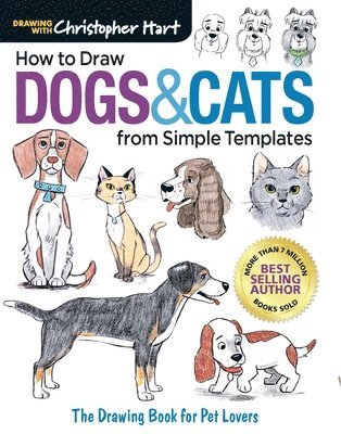 How to Draw Dogs & Cats from Simple Templates 1