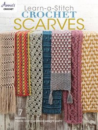 bokomslag Learn-a-Stitch Crochet Scarves
