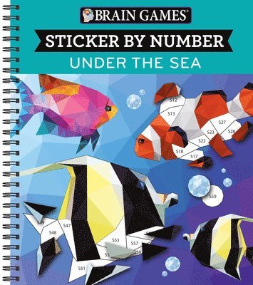 Brain Games - Sticker by Number: Under the Sea (28 Images to Sticker) 1