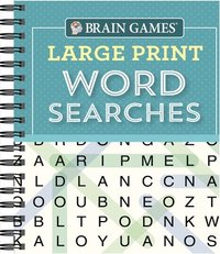 bokomslag Brain Games - Large Print Word Searches (Teal)